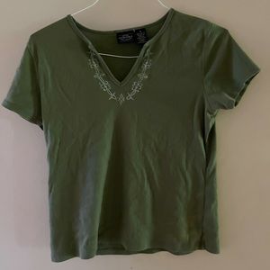 Green 90s top